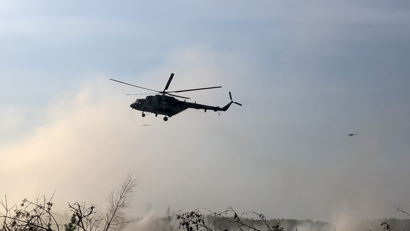 Найдено тело одного из членов экипажа разбившегося в Карелии Ми-8