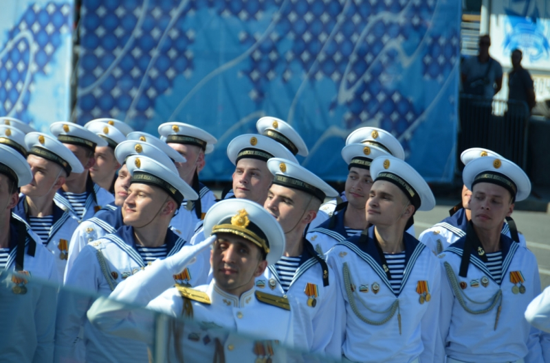 Как прошел Главный парад ВМФ в Петербурге: фоторепортаж