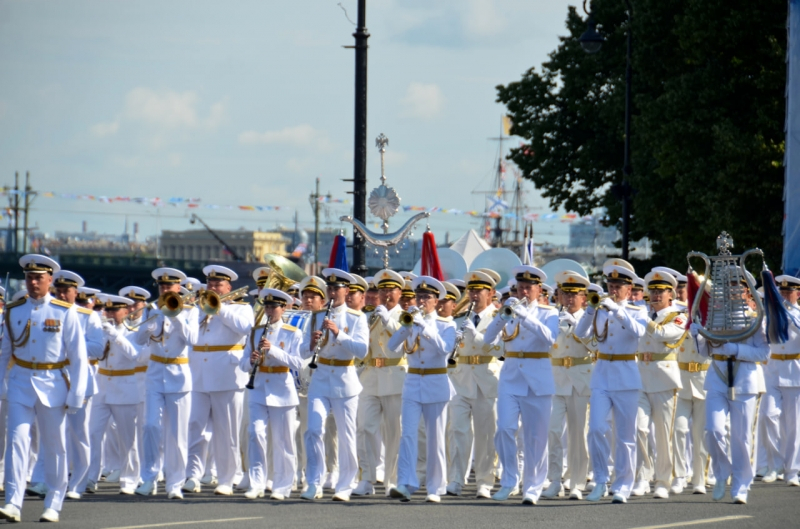Как прошел Главный парад ВМФ в Петербурге: фоторепортаж
