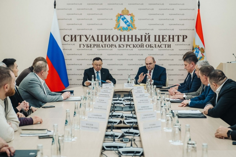 Файзуллин и Кравцов посетили Курскую область с рабочим визитом