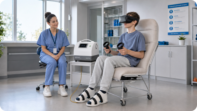VR в двигательной реабилитации: почему технология начинается не с оборудования, а с методики